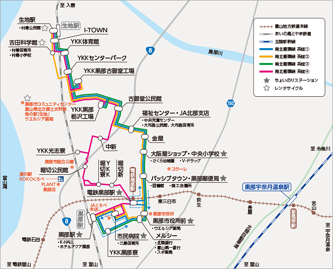 南北循環線 路線図